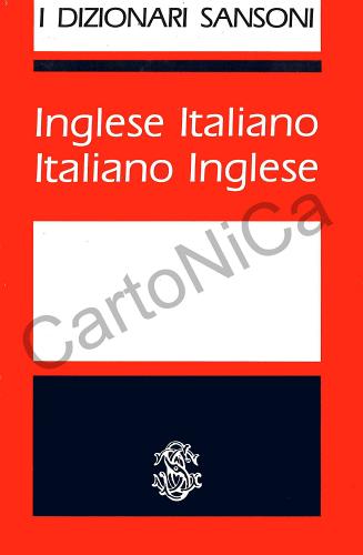 Dizionario Inglese-italiano, Italiano-inglese.