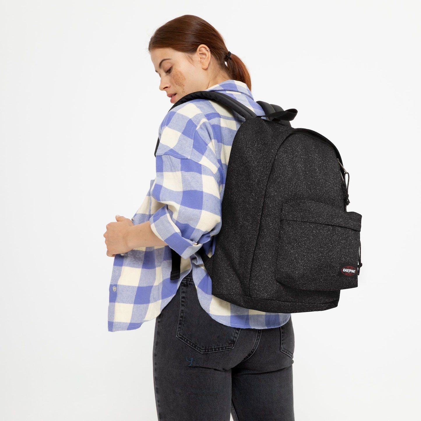 ZAINO EASTPAK OUT OF OFFICE NERO BRILLANTINATO