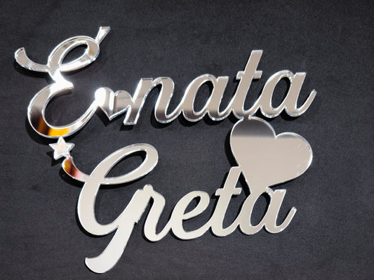 Scritta in plexiglass personalizzata