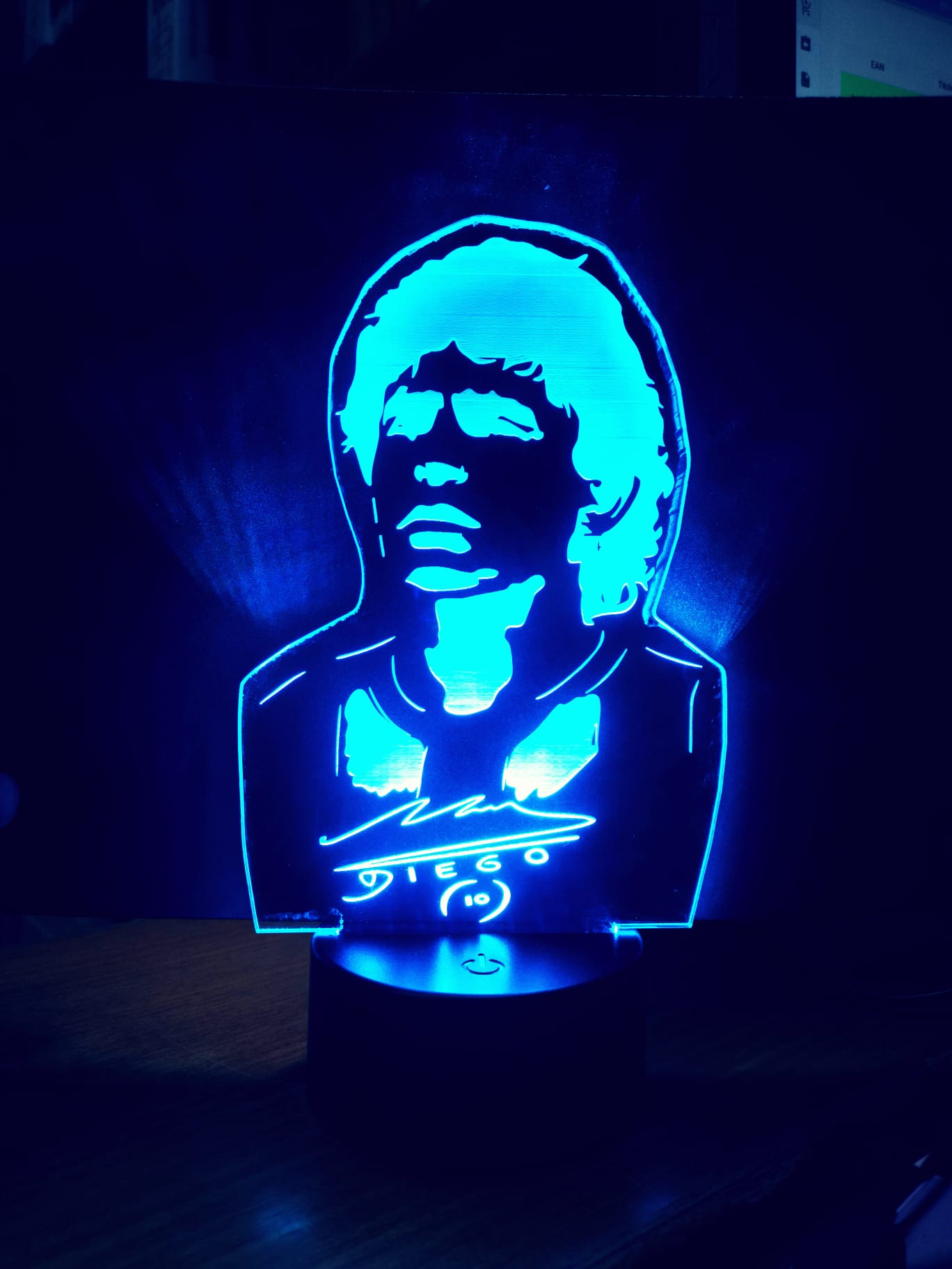 Lampada led Diego Armando Maradona