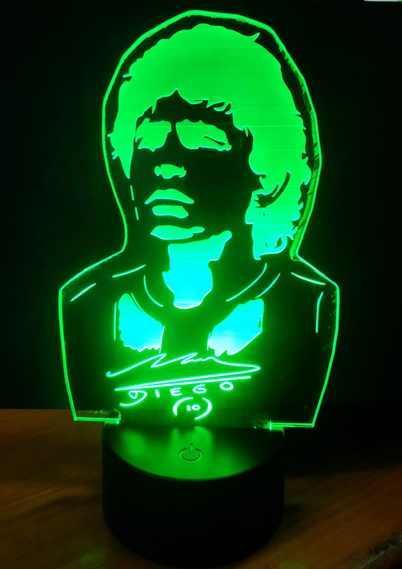 Lampada led Diego Armando Maradona