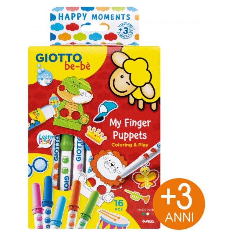 My Finger Puppets Giotto Be-Be' Happy Moments